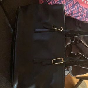 Leather coach bag